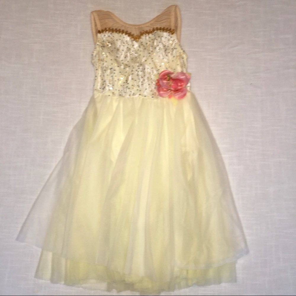 Children’s Dance Costume White Dress